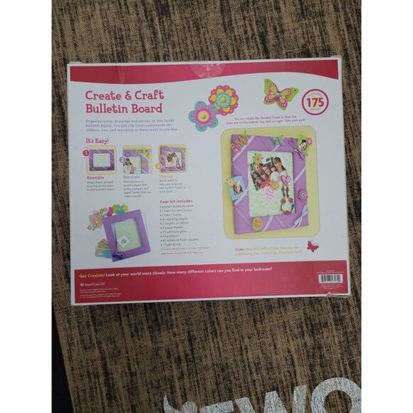 American Girl Crafts Create & Craft Bulletin Board - Picture 2 of 2